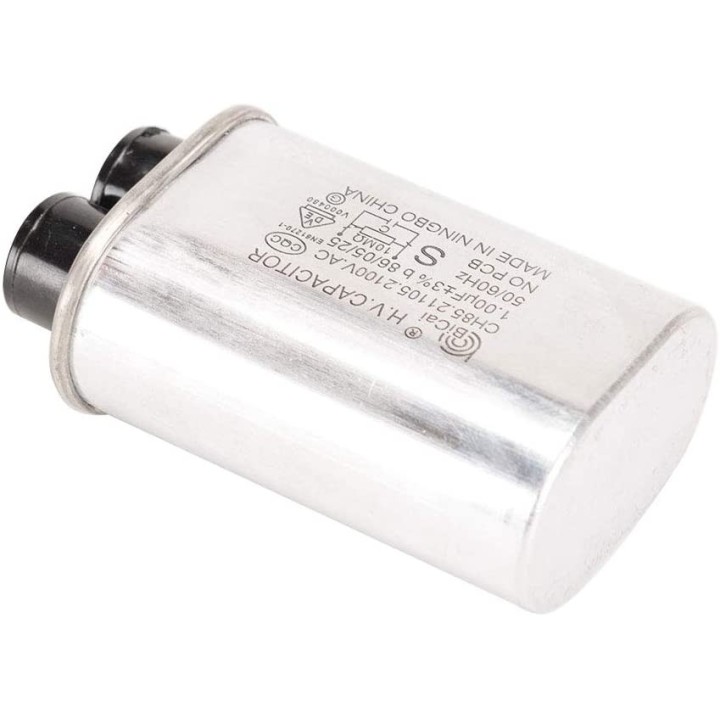 Capacitor 1mf 1.05mf 1uf 1.05 mf 2100V microwave LG, ELECTROLUX SAMSUNG WHIRLPOOL