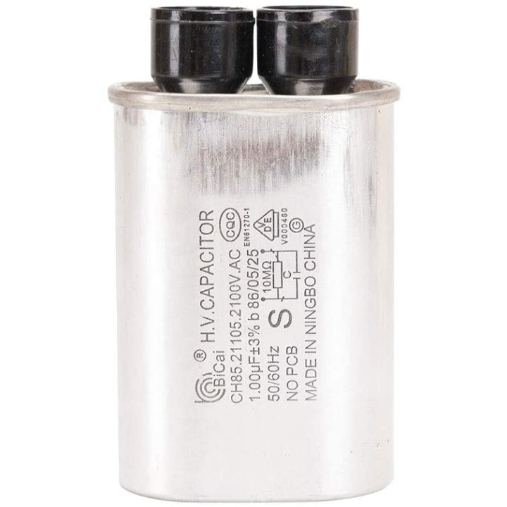 Condensatore 1mf 1.05mf 1uf 1.05 mf 2100V microonde LG, ELECTROLUX SAMSUNG WHIRLPOOL