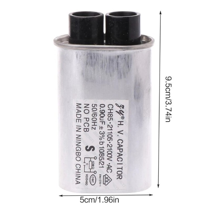 Capacitor 0.9mf 0.90mf 0.9 uf 0.90 mf uf 2100V microwave Whirlpool Midea Galanz Haier