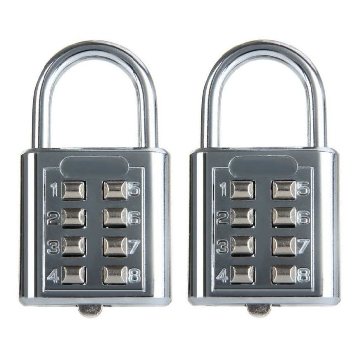 2 x 25mm kombination vorhängeschloss verriegelt 4-stellige codenummer 6038a schließt fd öffnen einer gesicherten jr internationa