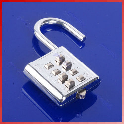 5 x Padlock 25mm 4 dial brass combination lock security lock opening closing 4 number code jr international - 2