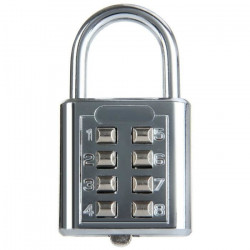 5 x Padlock 25mm 4 dial brass combination lock security lock opening closing 4 number code jr international - 8