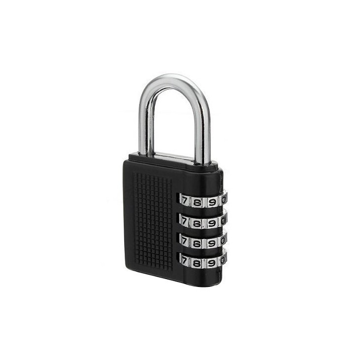 4 New resetable tri-circle 4 dial 43mm combination lock padlock zb40 trixes - 7