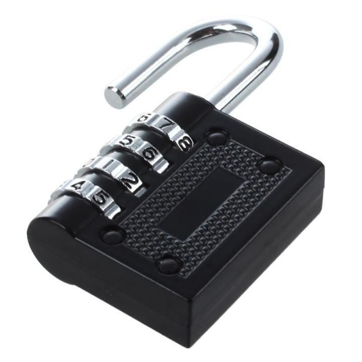 4 New resetable tri-circle 4 dial 43mm combination lock padlock zb40 trixes - 10