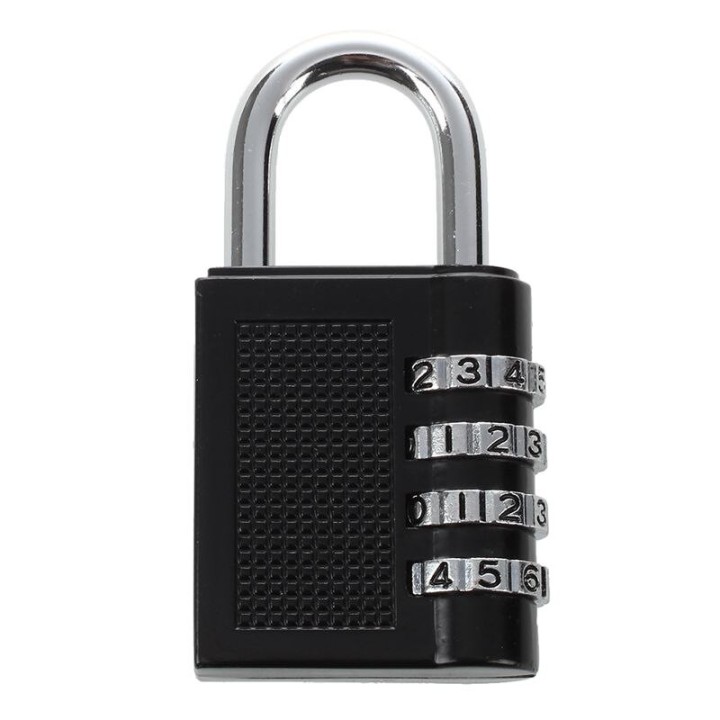 4 New resetable tri-circle 4 dial 43mm combination lock padlock zb40 trixes - 12