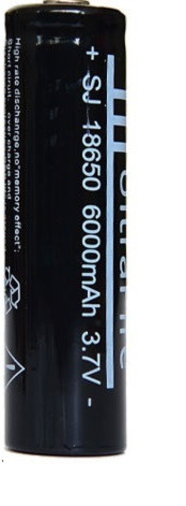 18650 Schwarz 18650 Li-Ion 3,7 V 6000mAh Akku für Fackel-Scheinwerfer- jr international - 1