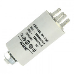 5 Capacitor 4.5mf micro farad 400v 450v 500v 50 60 hz universal motor start capacitor with am terminal w1 11005 jr international