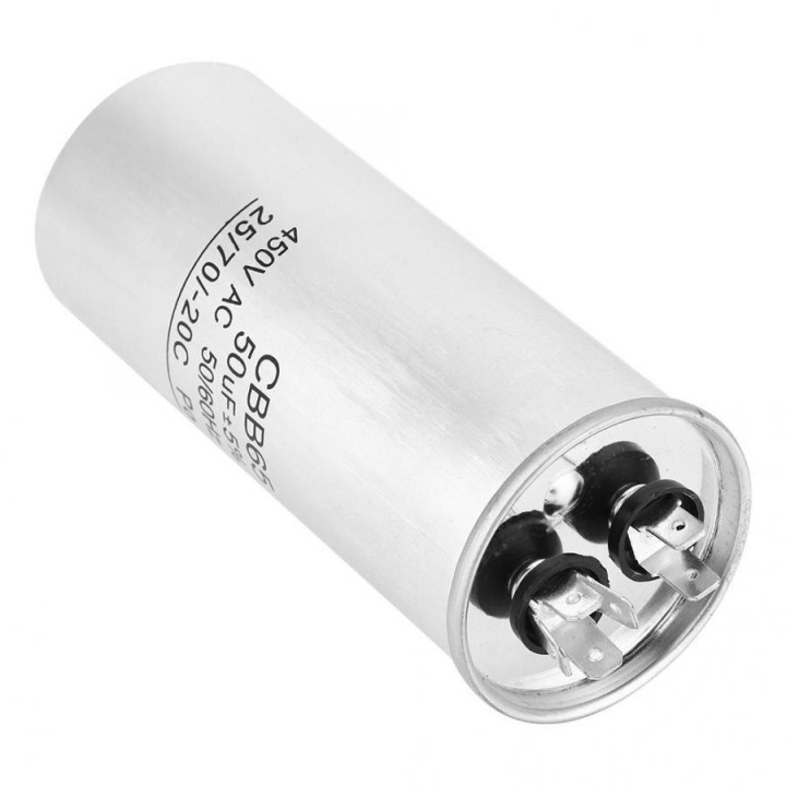 Condensateur Demarrage CBB65 50UF moteur Compresseur Climatiseur 450v refrigerateur lave-linge ventilateur