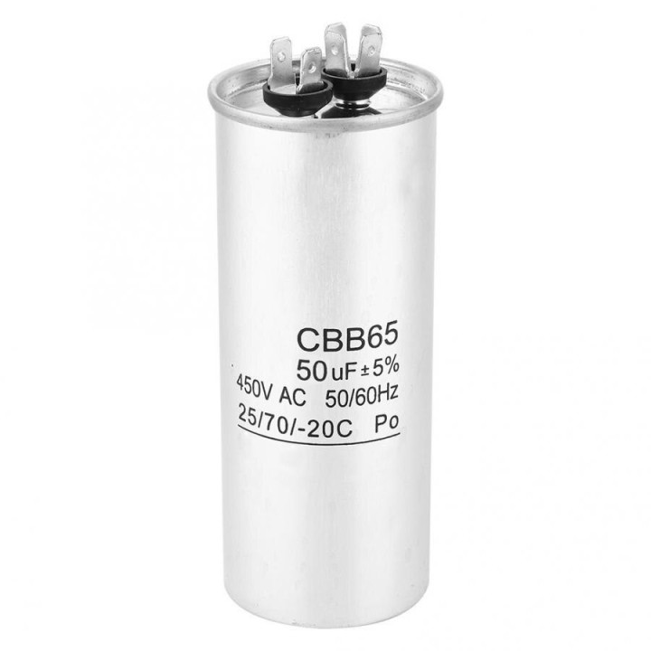 Starterkondensator CBB65 50UF Motor Kompressor Klimaanlage 450V Kühlschrank Waschmaschine Lüfter