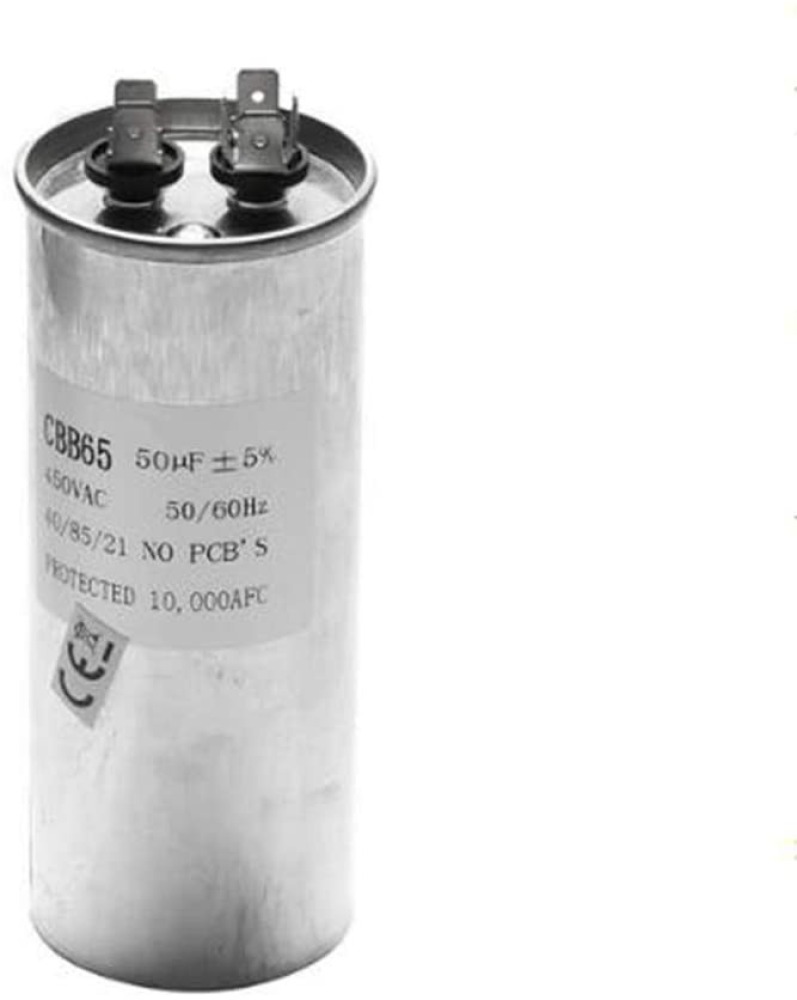 Condensador de arranque CBB65 50UF motor Compresor Aire acondicionado 450v refrigerador lavadora ventilador