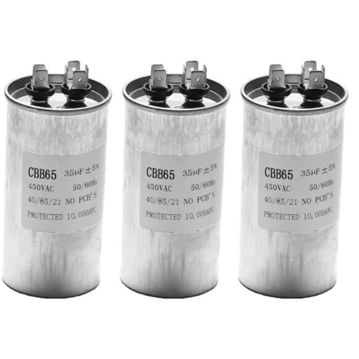 Condensateur Demarrage CBB65 50UF moteur Compresseur Climatiseur 450v refrigerateur lave-linge ventilateur