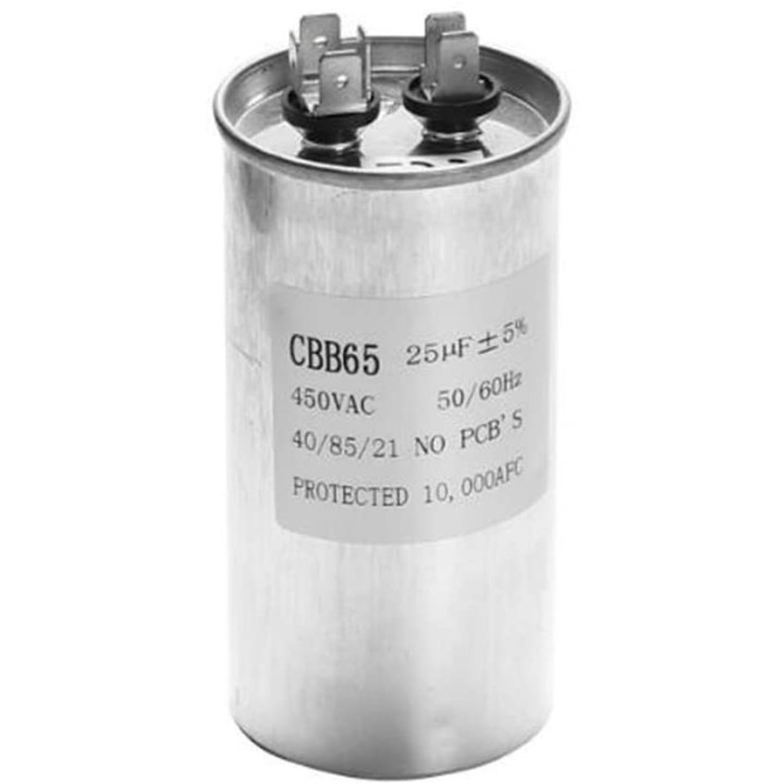 Condensateur Demarrage CBB65 25UF moteur Compresseur Climatiseur 450v refrigerateur lave-linge ventilateur