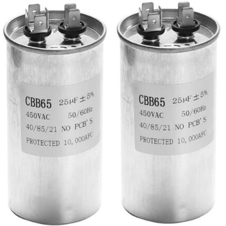 Starter capacitor CBB65 25UF motor Compressor Air conditioner 450v refrigerator washing machine fan
