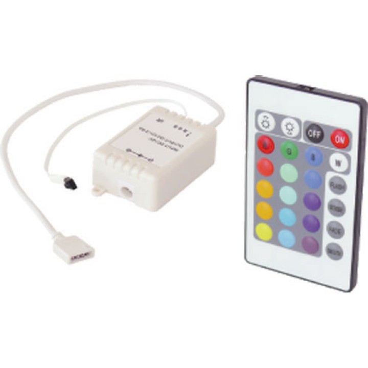 Rgb led controller + ferngesteuerte elektronische powerbox 12v eldgplsc12 zentrum cen - 1