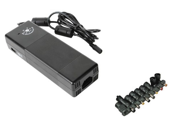 Adattatore a modulazione stabilizzata universale uscita 12 verso 22vcc+sortie usb 5v 115w pssmv17 velleman - 1