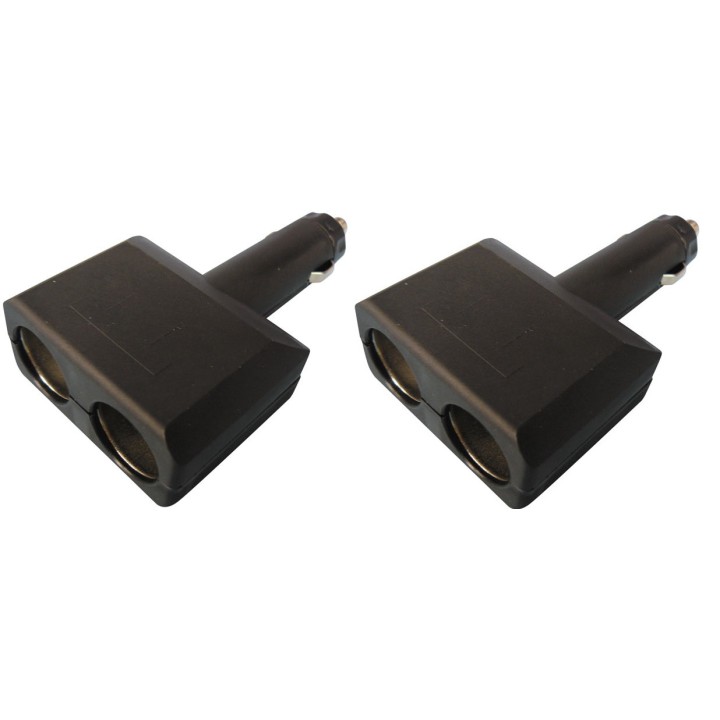 2 Stecker fur zigarettenanzunder adaptator buchse doppler versorgung auto plugc3 jr  international - 2