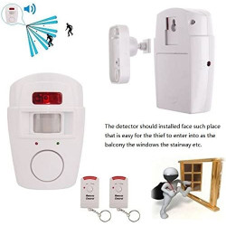 4 Ir detector alarm with 2 remote autonomous movement and volume siren st205 jr international - 9
