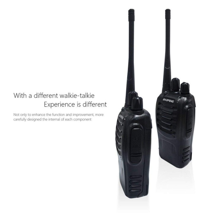 4 Baofeng BF-888S 16-Channel UHF 400-470MHz Walkie Talkie Pair 2-Way FM Radio Rechargeable Transceiver 3 Kilometer baofeng - 4