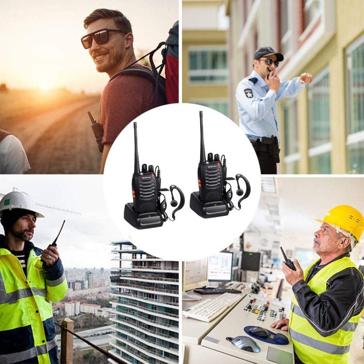 4 Baofeng BF-888S 16-Channel UHF 400-470MHz Walkie Talkie Pair 2-Way FM Radio Rechargeable Transceiver 3 Kilometer baofeng - 5
