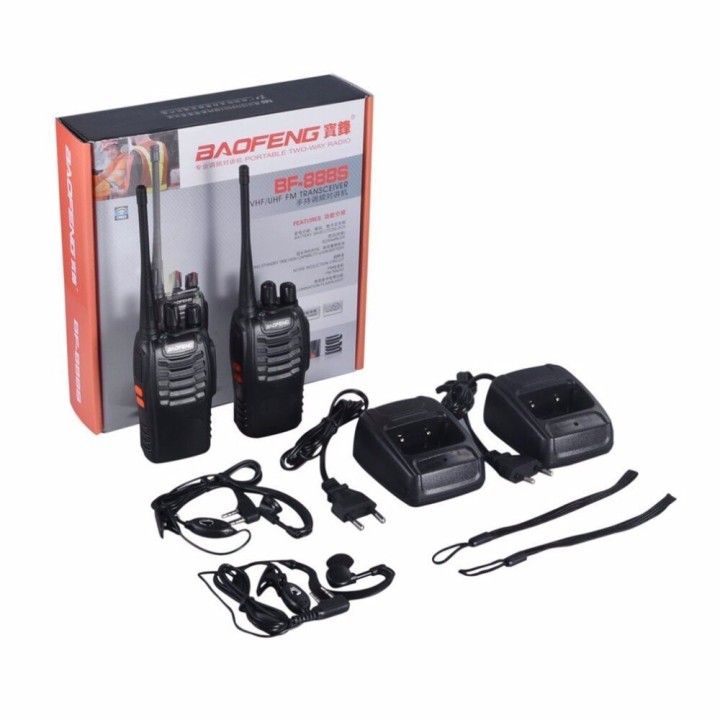 4 Baofeng BF-888S 16-Channel UHF 400-470MHz Walkie Talkie Pair 2-Way FM Radio Rechargeable Transceiver 3 Kilometer baofeng - 9