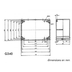 Caja pvc 165x 125x 75mm para bateria recargable 12v1 caja plastico hermetica cajas pvc baterias recargables cajas pvc velleman -