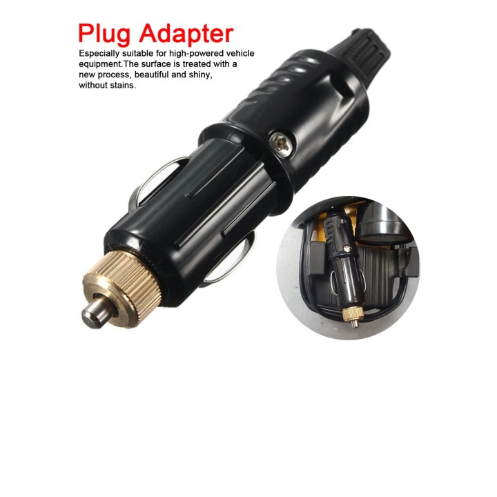 Fiche prise allume cigare 15a porte fusible mâle avec led automobile auto 12v camion 24v