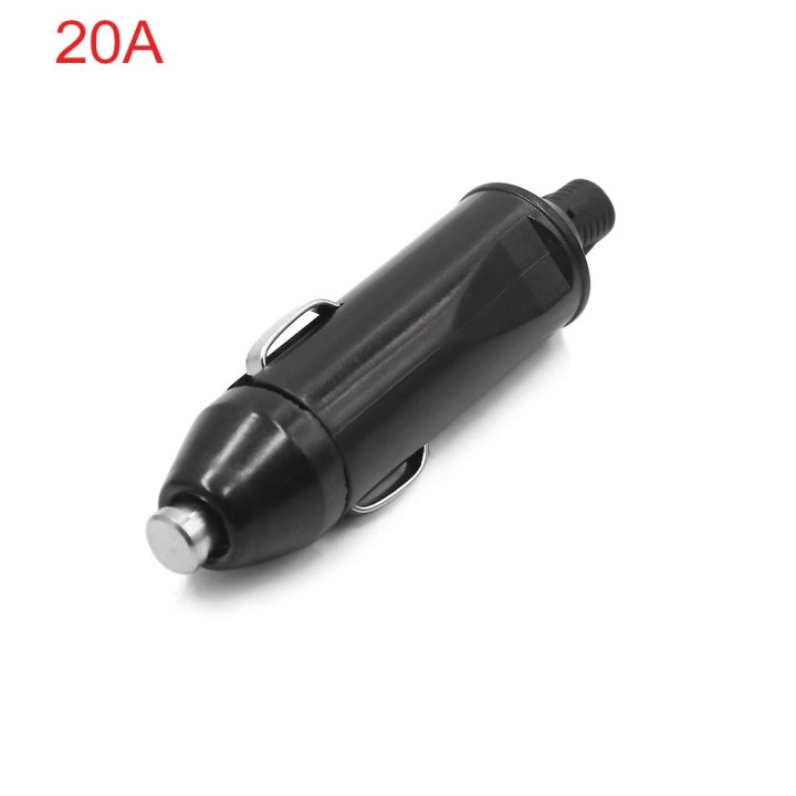 Fiche prise allume cigare 20a porte fusible mâle avec led automobile auto 12v camion 24v