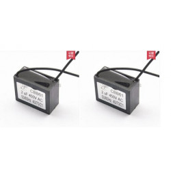 2 X condensador CBB61 450V2UF ventilador del condensador del ventilador de escape condensadores jr international - 1