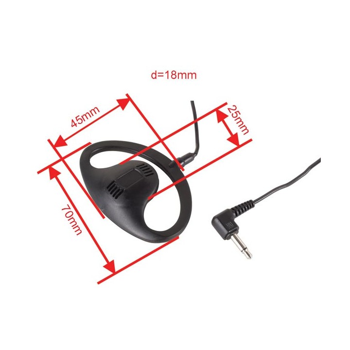 Auricolare per talkie walkie t434, t446, t5w talkie walkie jr  international - 2