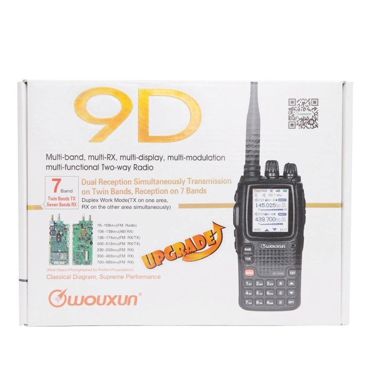 Walkie Talkie KG-UV9D Luftfahrt 76-108 MHz 108-136 MHz 136-174 MHz 230-250 MHz 350-400 MHz 400-512 MHz 700-985 MHz