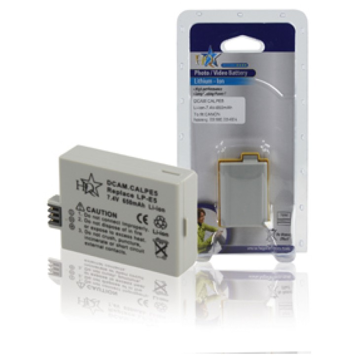 Akku für digitalkamera dcam.calpe5 7,4 vdc 650 mah art lp e5 hq - 1