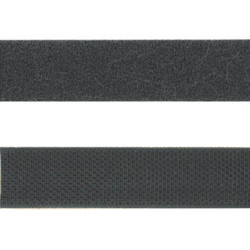 Velcro rotolo 5m maschio + femmina nero fascia zero fissaggio jr  international - 1