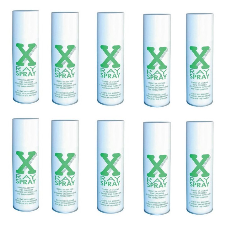 10 Envelope spray, 270 200 ml special spray to read inside envelope without opening it x ray spray spy spray jr international - 