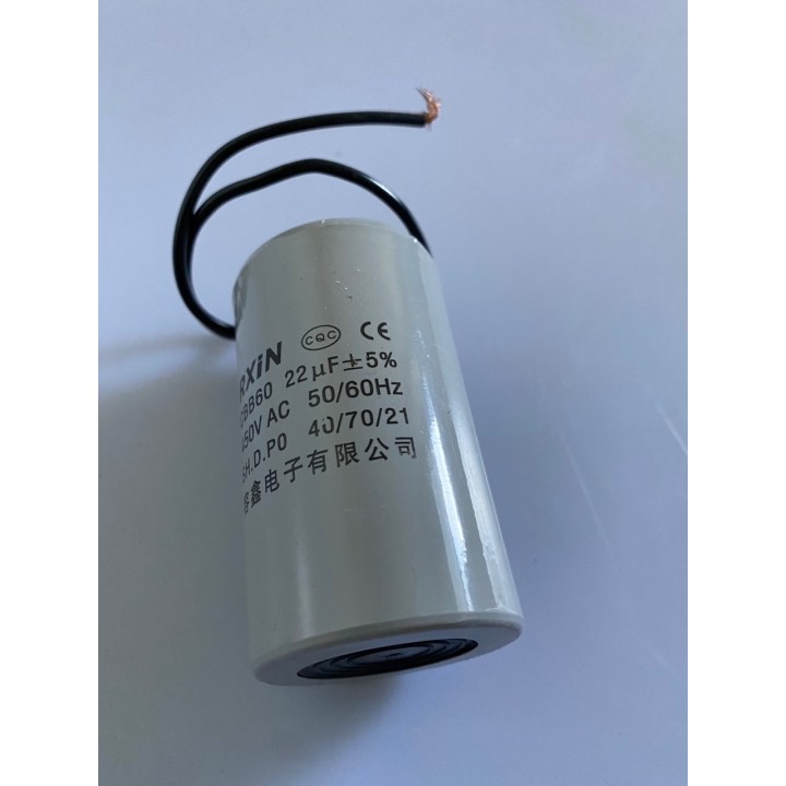 Kondensator 22uf 22µf 22 mf Micro Farad 450V Drahtmotor Start Eigentumswohnung cbb60