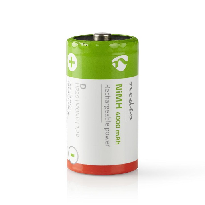 Batteria ricaricabile NiMH D 1.2 V 4000 mAh 2-Blister