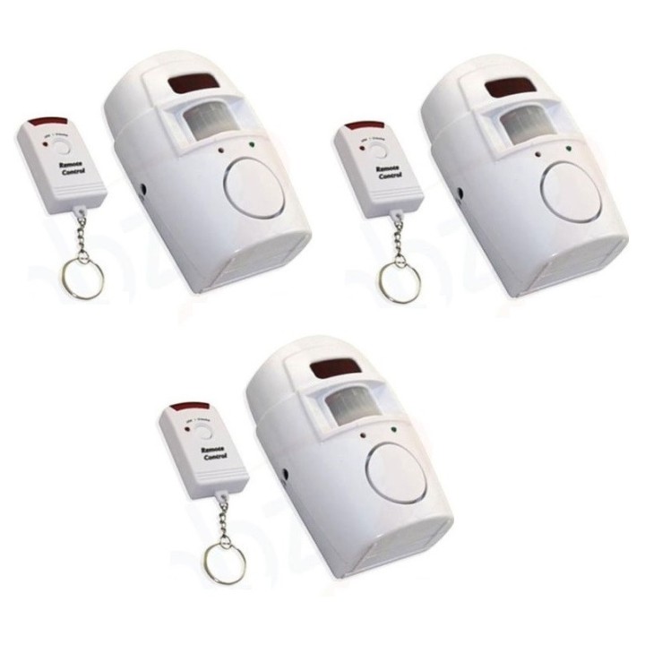 5 Ir detector alarm 5 remote autonomous movement and volume siren st205 jr  international - 11
