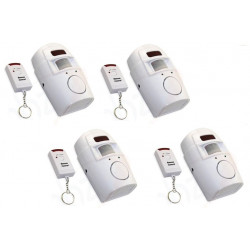 5 Ir detector alarm 5 remote autonomous movement and volume siren st205 jr  international - 12