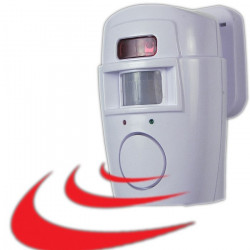 Ir-detektor alarm mit fernbedienung autonome bewegung und volumen sirene st205 jr international - 4
