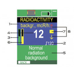 Alquiler 1 a 7 dias comptador geiger counter soeks 01m dosimetro detector radioactividad muller soeks - 1