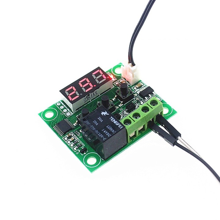 W1209 DC12V Digital Cool Heat temp Thermostat Thermometer Temperature Control On/Off Switch -50-110C Temperature Control Switch 