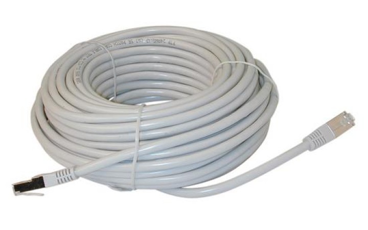Ftp kabel geschirmte rj45 cat 5e (100mbps) 10m velleman - 1