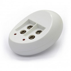 Cargador de batería dual del juguete para 6F22 9V batería de Ni-MH del Ni-MH de los EEUU jr international - 1