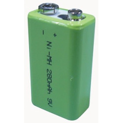Batteria ricaricabile ibrida ni metallo 8.4vcc 200ma pile ricaricabili batterie da ricaricare tecxus - 1