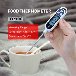 Thermometer Küche Essen Fleisch Wasser Milch Kochsonde Grillofen Thermoelement Temperatur