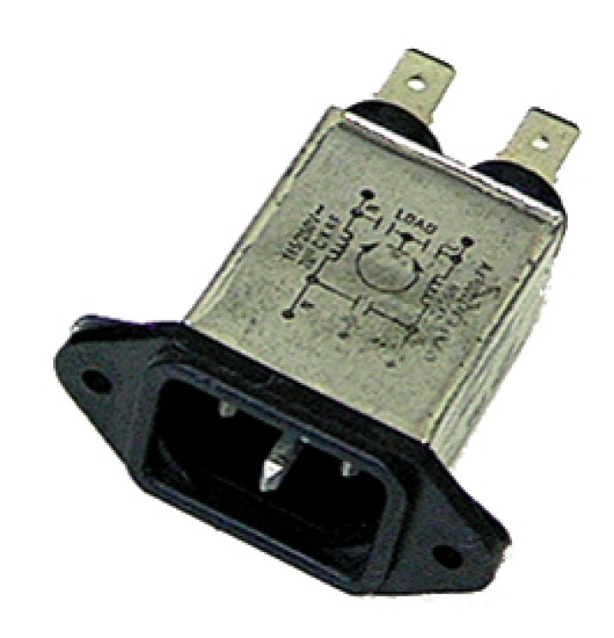 Enchufe filtro sector 110v 220v 230v 240v iec 2p+t 6a 250v alps06256a cen - 1