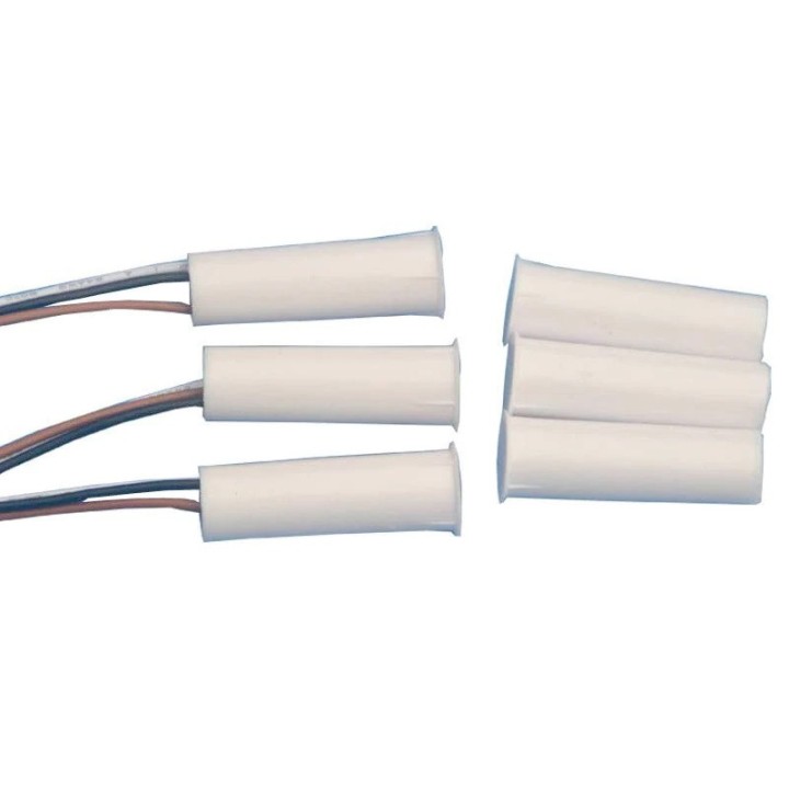 Recessed magnetic contact no nf 3 wires detector opening door window sensor