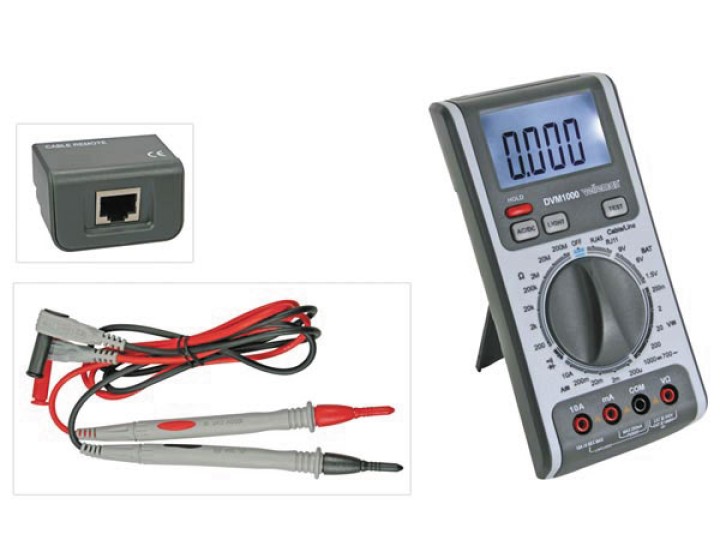 3 in 1 multimeter cable line tester velleman - 1