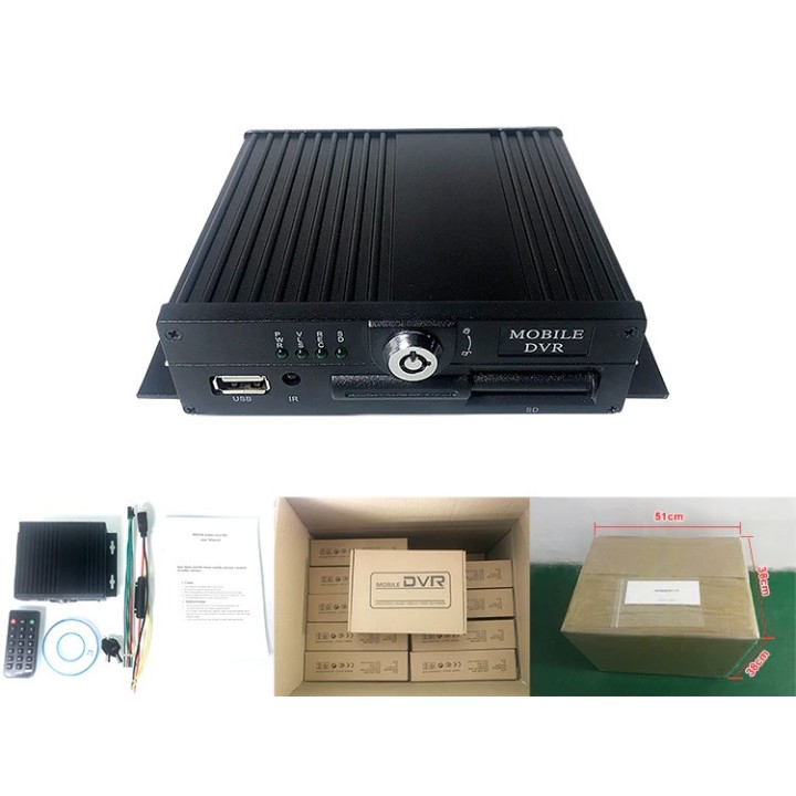 4-Kanal Digital Video Mobile Recorder MDVR Aufnahme auf SD SDC-Karte (bis zu 128 GB)