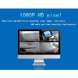 4-Kanal Digital Video Mobile Recorder MDVR Aufnahme auf SD SDC-Karte (bis zu 128 GB)