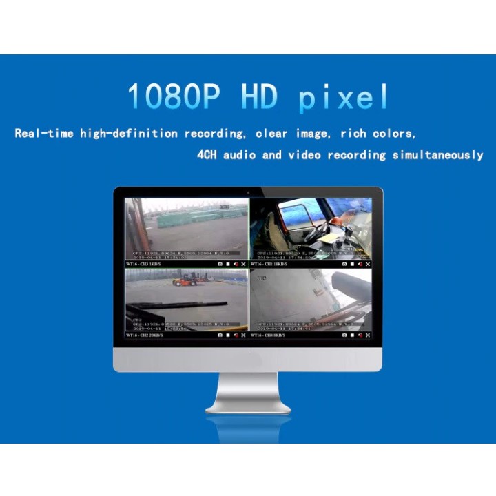 4 channel digital video mobile recorder mdvr recording on sd sdc card (up to 128gb